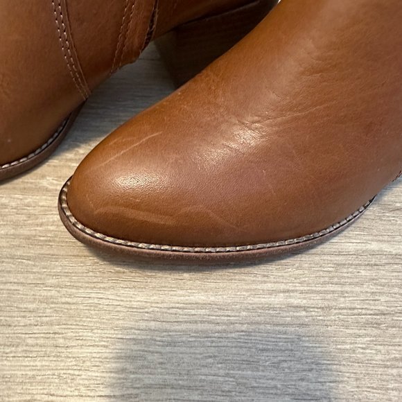 *EUC Only Worn Once* Madewell Leather Booties The Asher Boots size 5.5 - Picture 2 of 16